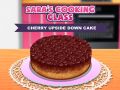 Jogo Aula de Culinária da Sara: Bolo de Cereja Invertido online