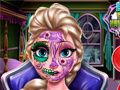 Jogo Maquiagem de Halloween Assustadora da Elsa online