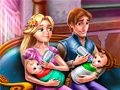 Jogo Dia em Família das Gémeas Rapunzel online
