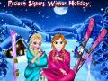 Jogo Irmãs Congeladas Férias de Inverno online