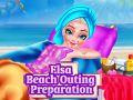Jogo Preparação para o passeio de praia da Elsa online