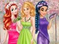 Jogo Cores dos vestidos de princesa de primavera online