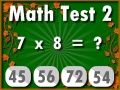 Jogo Teste de Matemática 2 online
