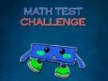 Jogo Desafio do Teste de Matemática online