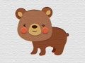 Jogo Quebra-Cabeça do Urso de Cartoon online