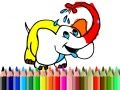 Jogo De Volta à Escola: Pintura de Elefante online