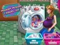 Jogo Princesa Grávida: Dia de Lavagem online