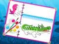 Jogo Livro de Colorir Criaturas Marinhas online