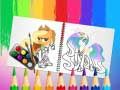 Jogo Livro de Colorir de Poneys Doces online Jogo Livro de Colorir de Poneys Doces online