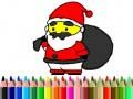 Jogo De Volta às Aulas: Colorindo o Papai Noel online
