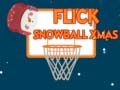 Jogo Flick Bola de Neve Natal online