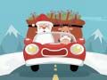 Jogo Quebra-cabeça do Papai Noel dando presentes online