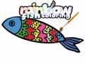Jogo Colorindo o Peixe Arco-Íris online Jogo Colorindo o Peixe Arco-Íris online
