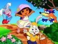 Jogo Dora Feliz Páscoa. Encontre as diferenças online