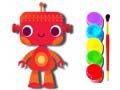 Jogo De Volta às Aulas: Livro de Colorir Robô online