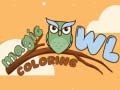 Jogo Colorir Coruja Mágica online