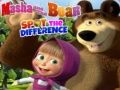 Jogo Masha e o Urso: Encontre as Diferenças online