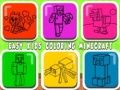Jogo Colorir fácil para crianças Minecraft online