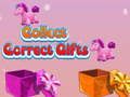 Jogo Colete os presentes corretos online