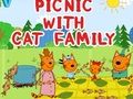 Jogo Piquenique com a família gato online