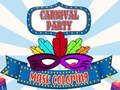 Jogo Coloração de Máscaras de Festa de Carnaval online