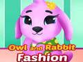 Jogo Moda de Coruja e Coelho online Jogo Moda de Coruja e Coelho online