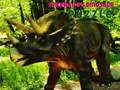 Jogo Puzzle de Dinossauro Tricerátops online