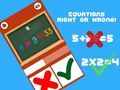 Jogo Equações Certas ou Erradas online Jogo Equações Certas ou Erradas online