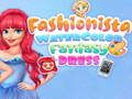 Jogo Fashionista Vestido de Fantasia em Aquarela online