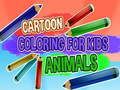 Jogo Livro de Colorir Cartoon para Crianças Animais online