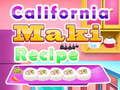 Jogo Receita de Maki Califormiano online Jogo Receita de Maki Califormiano online