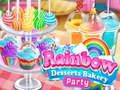 Jogo Festa da Confeitaria de Sobremesas Arco-Íris online