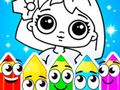 Jogo Colorindo bonecas online
