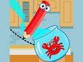Jogo Desenho de Caranguejo Vermelho online