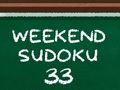 Jogo Sudoku de Fim de Semana 33 online Jogo Sudoku de Fim de Semana 33 online