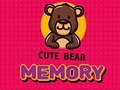 Jogo Memória do Urso Fofo online