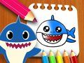 Jogo Livro de Colorir Baby Shark online