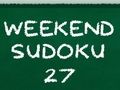 Jogo Sudoku de Fim de Semana 27 online Jogo Sudoku de Fim de Semana 27 online