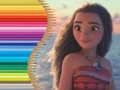Jogo Livro de Colorir da Moana online Jogo Livro de Colorir da Moana online
