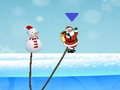 Jogo Salto do Papai Noel e do Boneco de Neve online