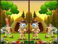 Jogo Encontre 5 Diferenças no Camping online
