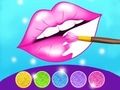Jogo Jogo de Colorir Lábios Brilhantes online