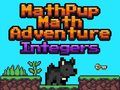 Jogo Aventura Matemática do MathPup: Números Inteiros online