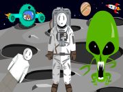 Jogo Stickman no espaço online
