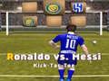 Jogo Messi vs Ronaldo Kick Tac Toe online