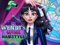 Jogo Desafio de Penteado Gótico da Wendy online