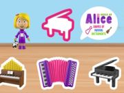 Jogo Mundo das Formas dos Instrumentos Musicais da Alice online Jogo Mundo das Formas dos Instrumentos Musicais da Alice online
