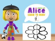 Jogo Mundo de Alice: Aprender a desenhar online Jogo Mundo de Alice: Aprender a desenhar online