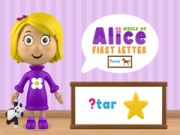 Jogo Mundo de Alice Primeira Letra online Jogo Mundo de Alice Primeira Letra online