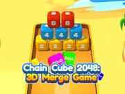 Jogo Cubo Cadeia 2048: Jogo de Fusão 3D online